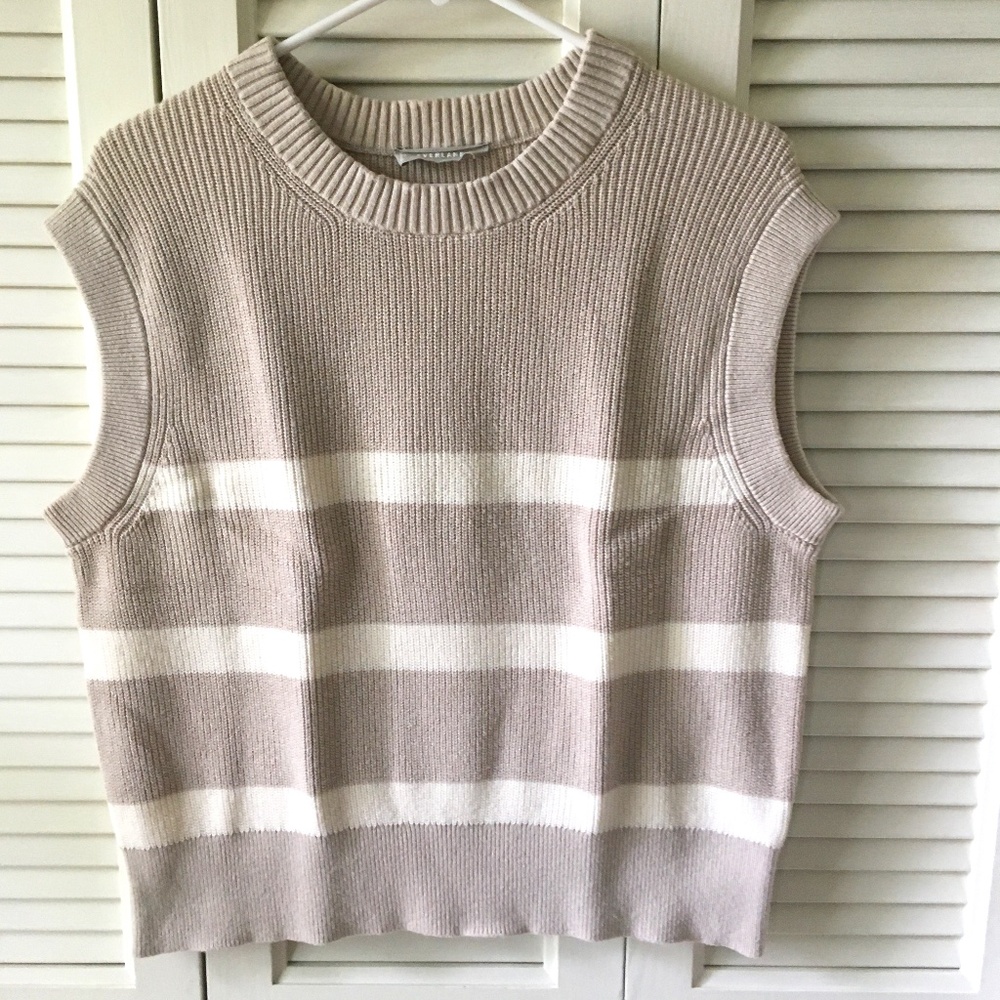 Everlane Cotton Summer Sweater Tank, size medium